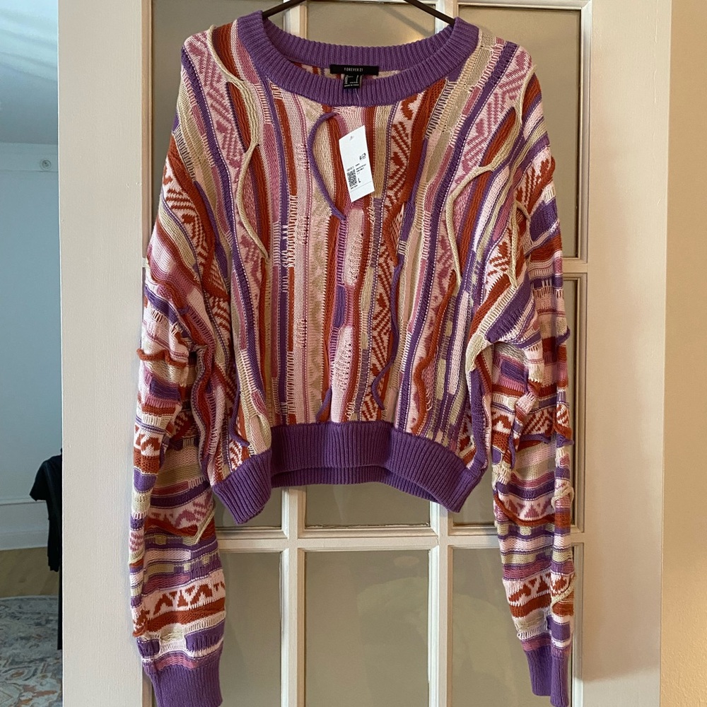 NWT Abstract Sweater